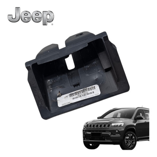 Acabamento Fechadura Tampa Traseira Jeep Compass T270 2022 - Preto