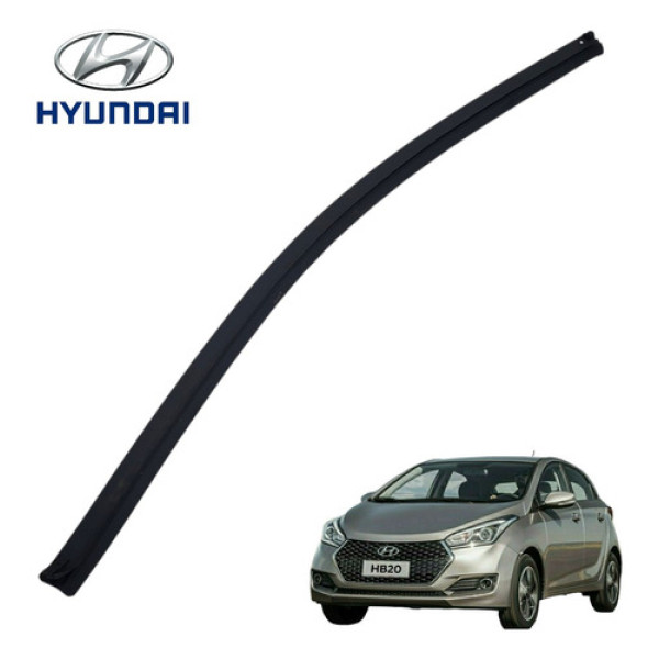Pestana Interna Dianteira Direita Hyundai Hb20 2013 A 2015 Preta