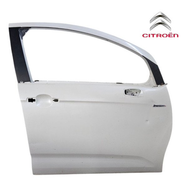 Porta Dianteira Direita Citroen C3 2013 A 2015 Original Dianteira Direita Branca