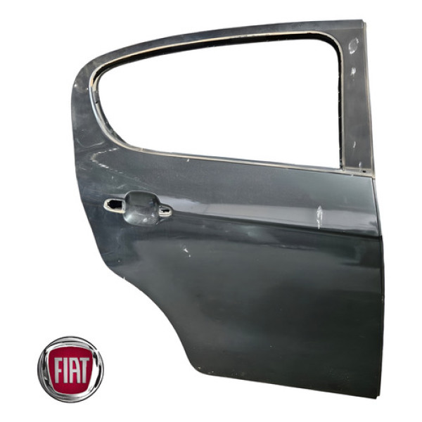 Porta Traseira Direita Fiat Palio Attractive 1.0 2012 A 2016 Traseira Direita Cinza