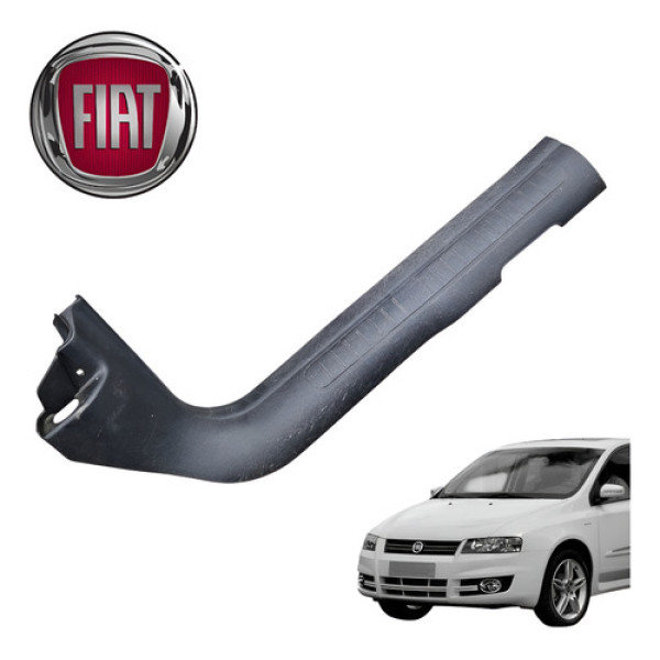 Soleira Porta Dianteira Direita Fiat Stilo 1.8 Connect 2005 Preto
