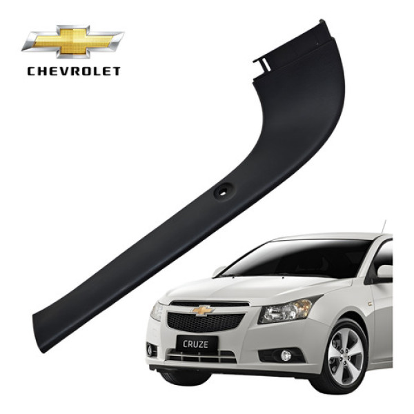 Moldura Porta Malas Traseiro Esquerdo Cruze Hatch 2013 2015 Preto