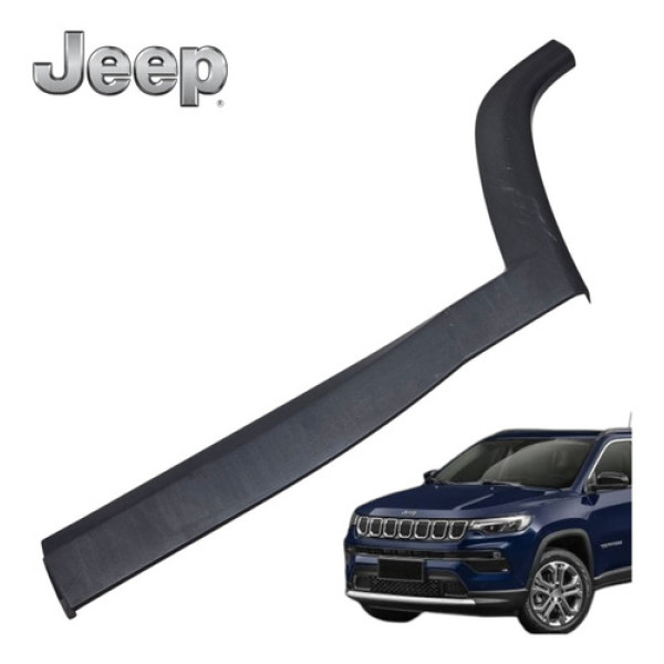 Friso Porta Traseira Esquerda Jeep Compass T350 Limited 2022 Preto