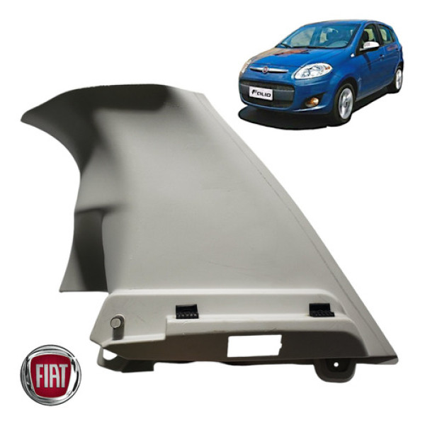 Suporte Tampão Direito Fiat Palio Attractive 2012 A 2014 Cinza