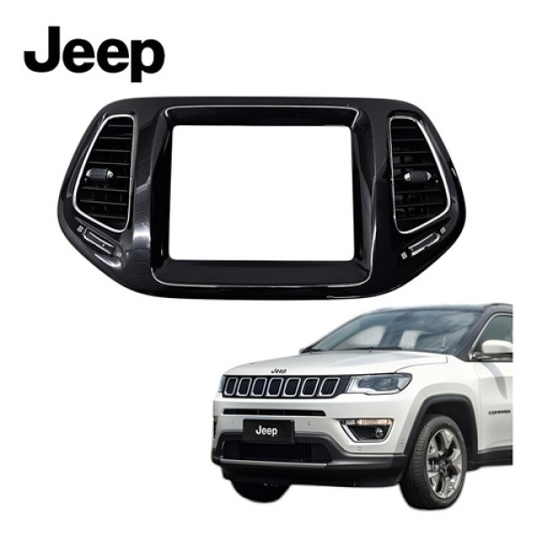 Difusor Saida Ar Central Black Piano Jeep Compass 2016 2021