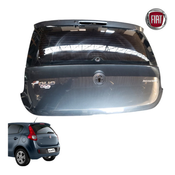 Tampa Porta Malas Fiat Palio Attractive 2012 A 2016 Cinza