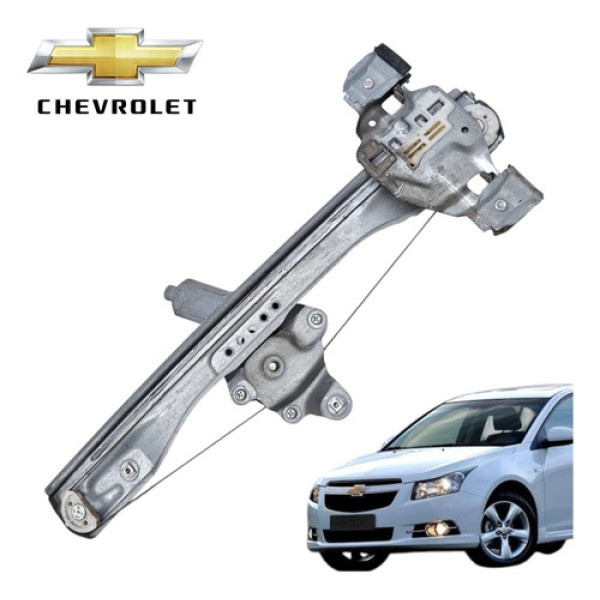 Maquina Vidro Traseiro Direito Chevrolet Cruze Lt 2013 2015 Cinza