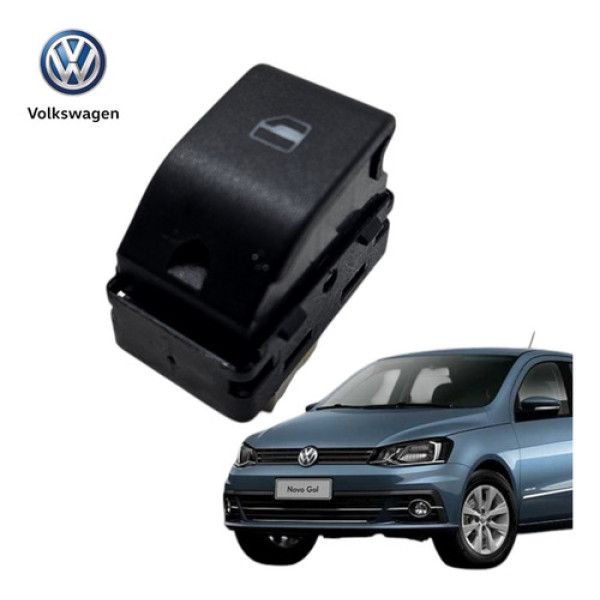 Botão Vidro Elétrico Dianteiro Direito Vw Gol G7 G8 Original