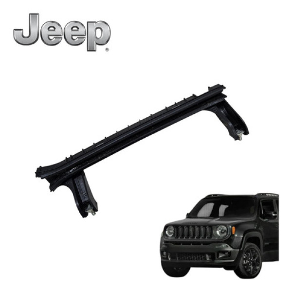 Guia Vidro Traseiro Esquerdo Jeep Renegade Flex 2016 A 2020 Preto