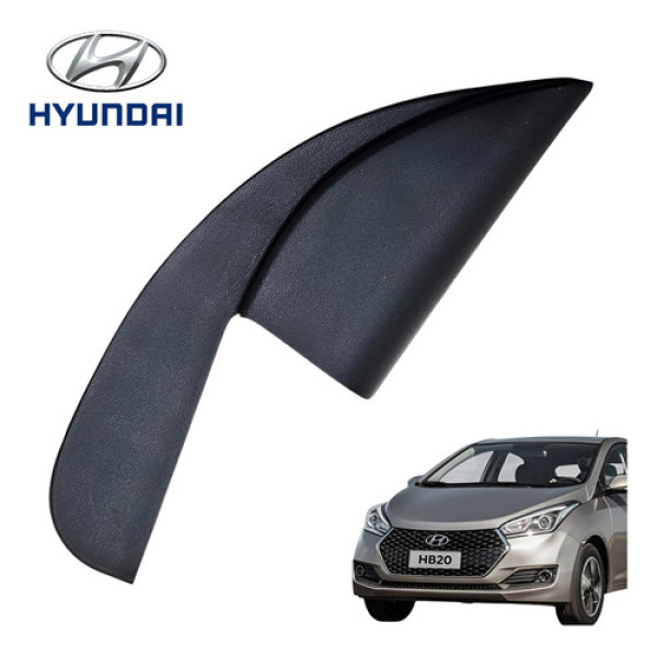 Acabamento Interno Retrovisor Direito Hyundai Hb20s 2022 Ori Preto