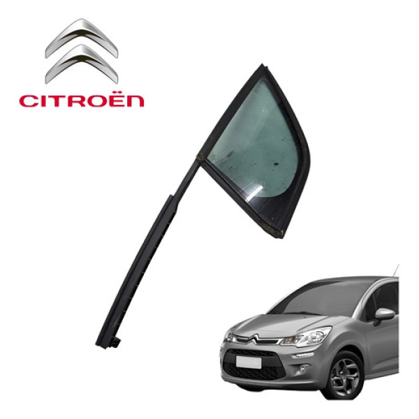Vidro Fixo Vigia Dianteiro Esquerdo Citroën C3 2012 A 2016