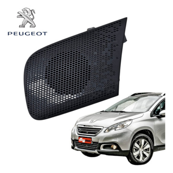 Tweeter Tela Porta Dianteira Esquerda 208 2008 2016 A 2020 Preto