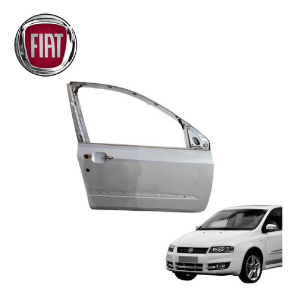 Porta Dianteira Direita Fiat Stilo 1.8 Connect 2005 Original Cinza Direita Dianteira