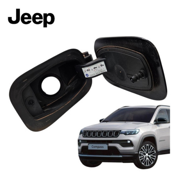 Portinhola Tanque Combustível Jeep Compass 2016 A 2023 Orig Preto 2022