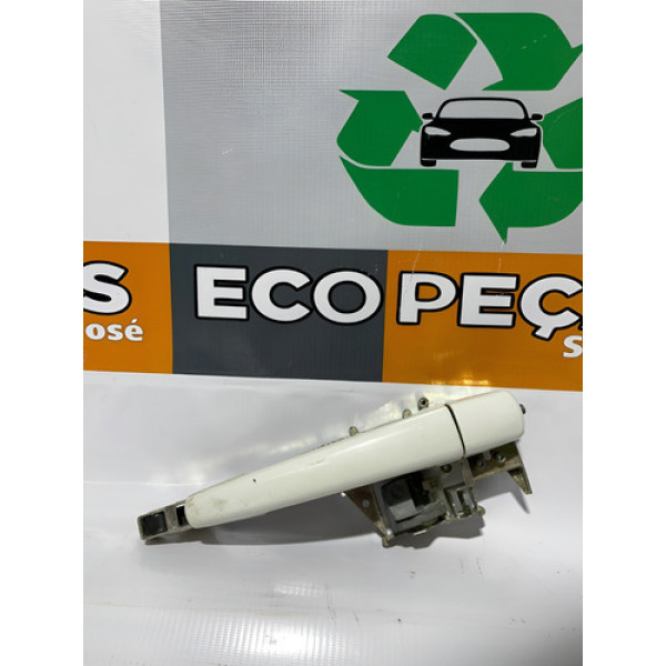 Maçaneta Externa Porta Traseira Esquerda Peugeot 308 2013 Branco Traseira