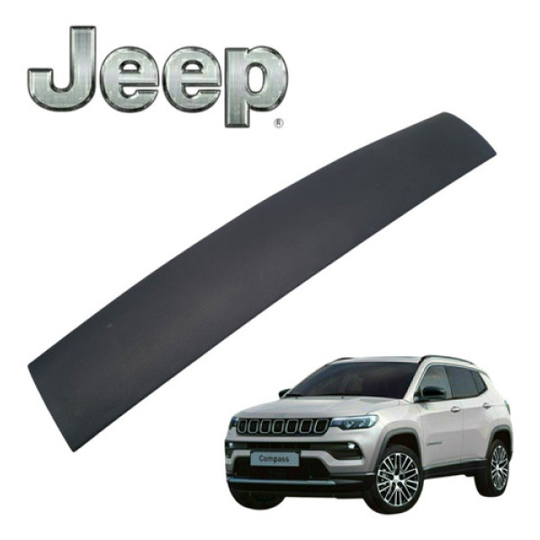 Acabamento Superior Tampa Traseira Jeep Compass 2022 Orig Preto