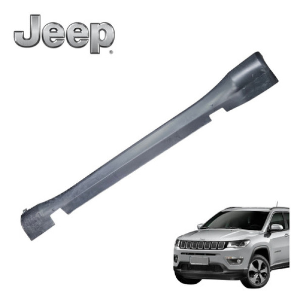 Spoiler Soleira Lateral Esquerdo Jeep Compass Limited 2018 Preto
