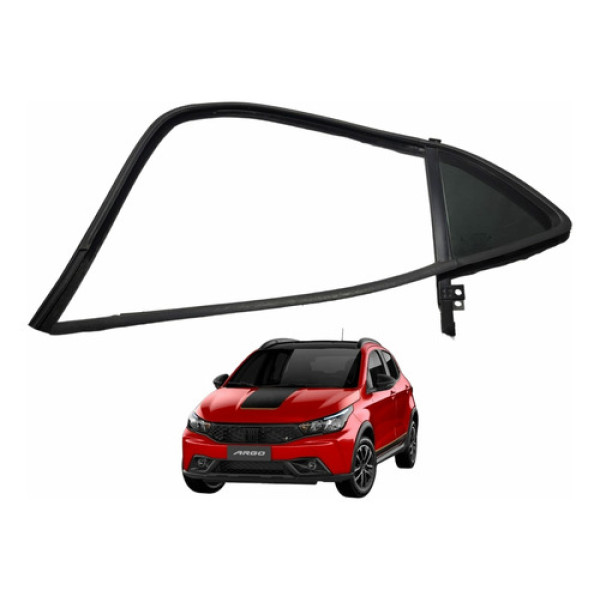 Vidro Fixo Borracha Vidro 0estana Externa Tra Esq Fiat Argo