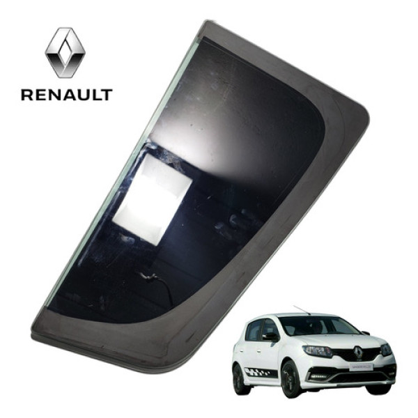 Vidro Fixo Porta Traseira Esquerda Renault Sandero 2014 2020