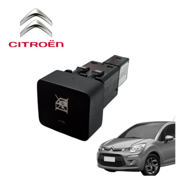 Botão Trava Vidro Citroën C3 1.6 Exclusive 2012 A 2016 Orig