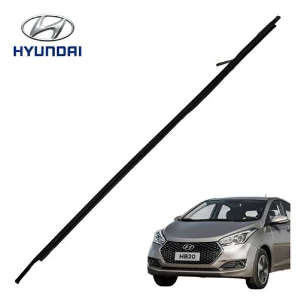 Pestana Externa Dianteira Direita Hyundai Hb20 Comfort 2019 Preto