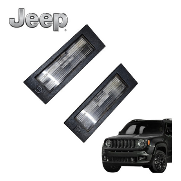 Par Luz Placa Traseira Jeep Renegade 1.8 Longitude 2016 2019