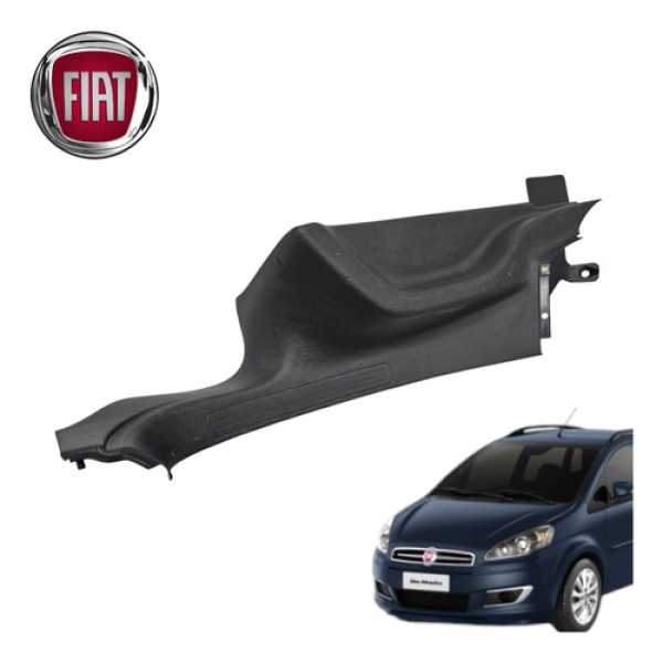 Soleira Traseira Esquerda Fiat Ideia Attractive 2012 Orig Preto