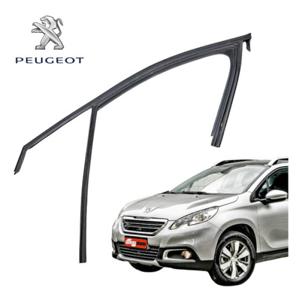 Borracha Canaleta Vidro Dianteiro Esquerdo 2008 2015 A 2020 Preto