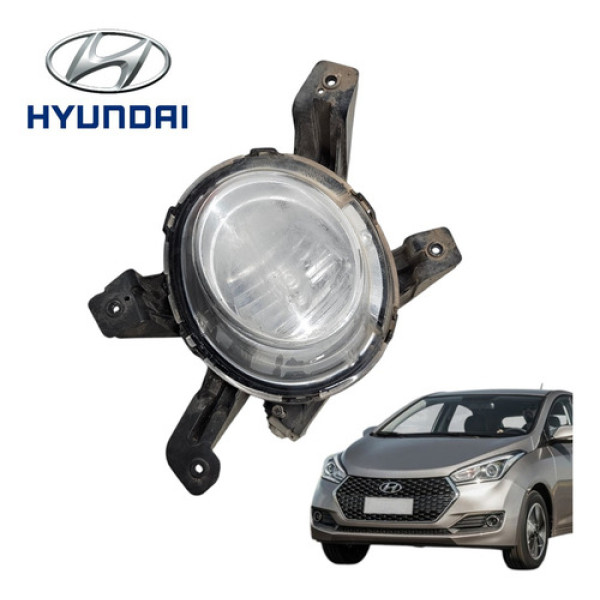Farol De Milha Direito Hb20 1.0 Comfort 2013 A 2015 Original Translúcida