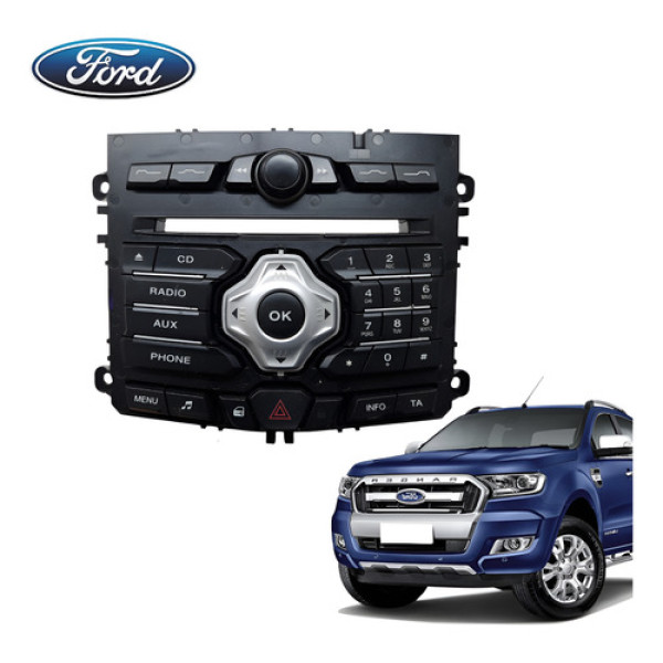 Painel Controle Comando Radio Ford Ranger 2013 A 2018 Orig