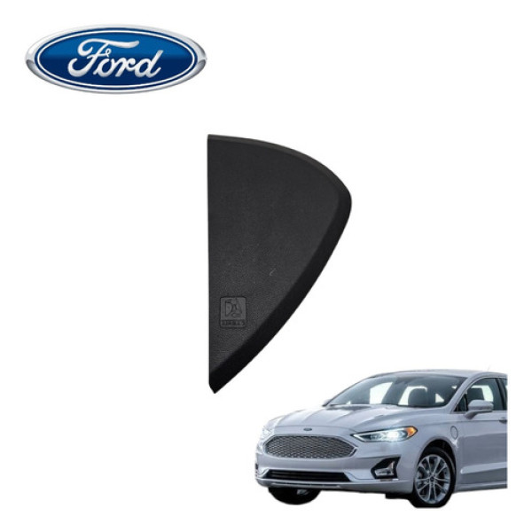 Acabamento Moldura Lateral Painel Ford Fusion 2013 A 2016 Preto