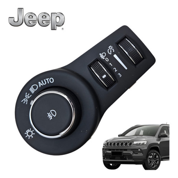 Botão Chave Luz Farol Jeep Compass 1.3 Longitude T270 2025