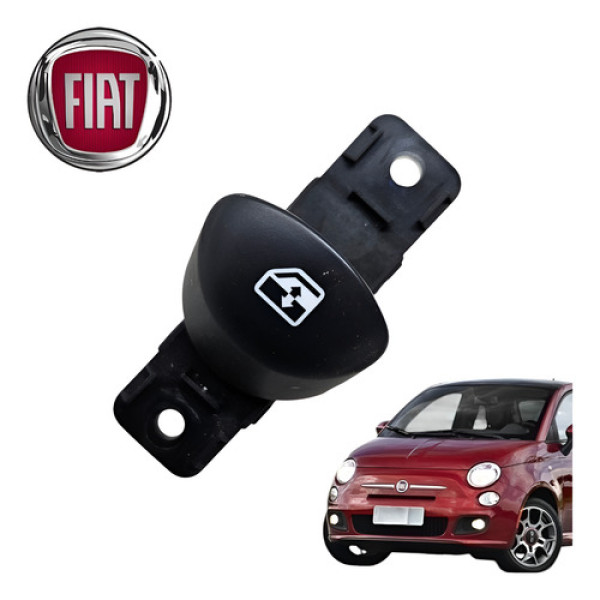 Botão Vidro Elétrico Console Fiat 500 1.4 Sport Air 2012 Ori