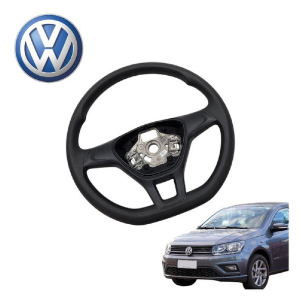 Volante Direção Vw Gol G7 1.6 Msi 2017 A 2023 Original  Cinza