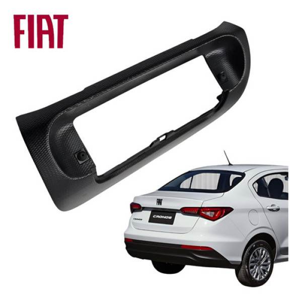 Moldura Painel Radio Fiat Cronos Argo 2019 A 2022 Original Preto
