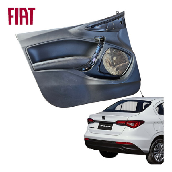 Forro Porta Dianteiro Esquerdo Fiat Cronos Argo 2018 A 2022 Preto