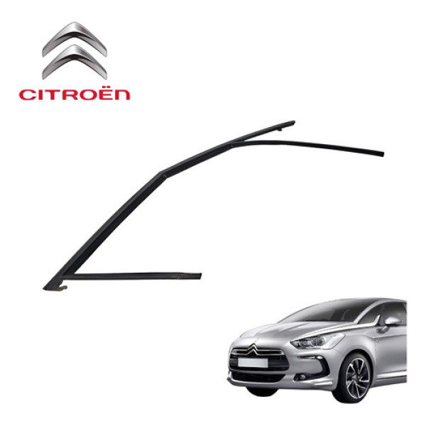 Borracha Canaleta Dianteira Direita Citroën Ds5 1.6 Thp 2015 Preto