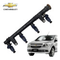 Flauta Com Bicos Injetores Chevrolet Agile Montana 1.4 2012