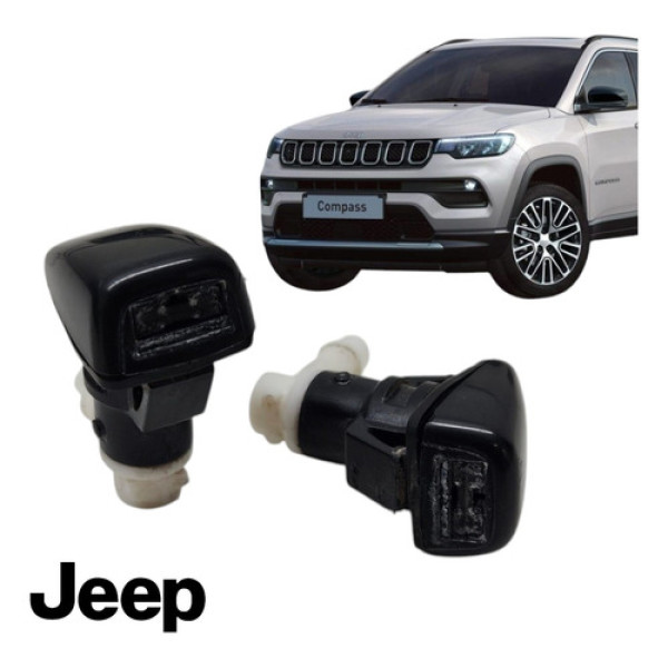 Par Esguicho Brucutu Parabrisa Jeep Compass 2020 A 2023 Orig Direito