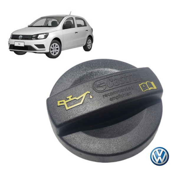 Tampa De Óleo Volkswagen Gol Voyage 1.0 3cc 12v 2023 Preto