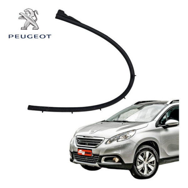 Borracha Vedação Porta Dianteira Direita Peugeot 2008 2016 Preto