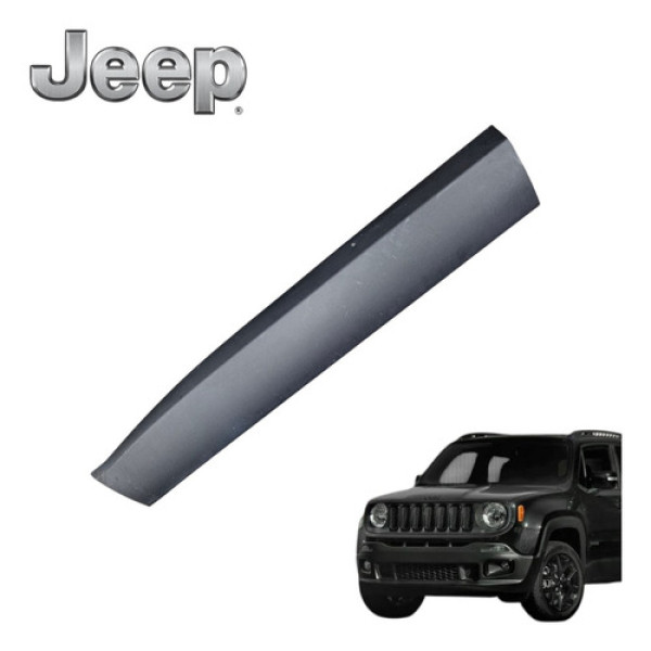 Moldura Friso Porta Dianteira Direita Jeep Renegade 2020 Ori Preto