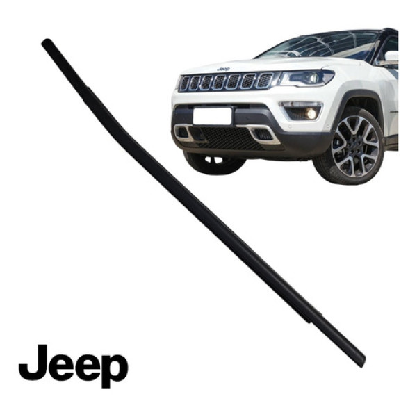 Pestana Externa Traseira Esquerda Jeep Compass 2016 A 2021 Preto
