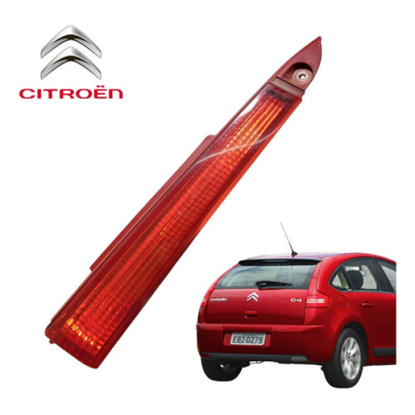 Aplique Lanterna Traseira Direita Citroën C4 Hatch 2008 2013 Vermelho
