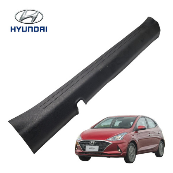 Soleira Porta Dianteira Esquerda Hyundai Hb20 2020 A 2022 Preto