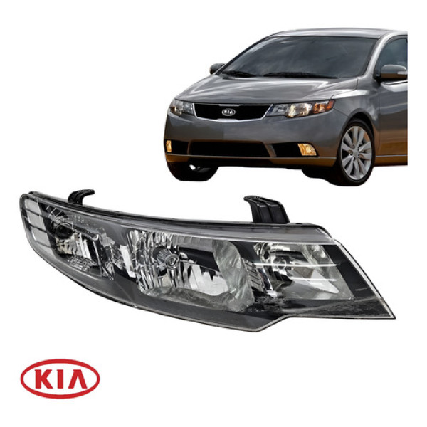 Farol Lado Direito Kia Cerato 2009 A 2012 Original C Detalhe Direito/passageiro