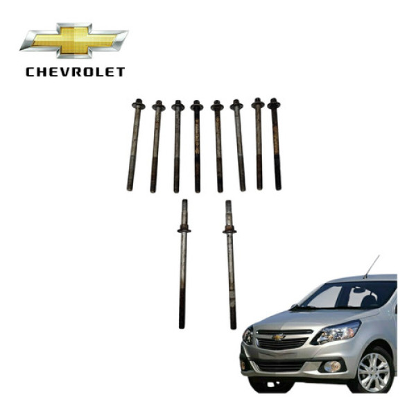 Kit 10 Parafusos Cabeçote Agile 1.4 Ltz 2011 A 2013 Original