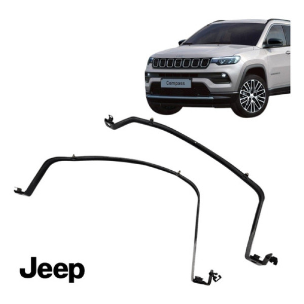 Par Cinta Tanque Combustível Jeep Compass 2.0 2020 A 2023  Preto 2022