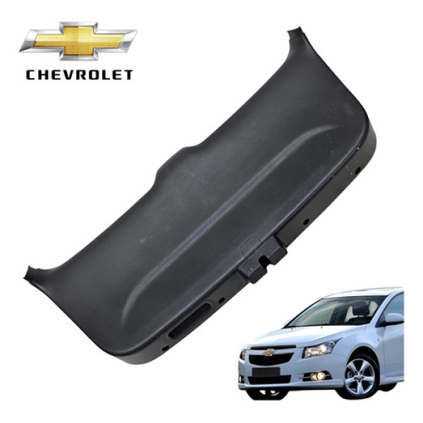 Acabamento Tampa Traseira Chevrolet Cruze 1.8 Lt 2013 A 2015 Preto