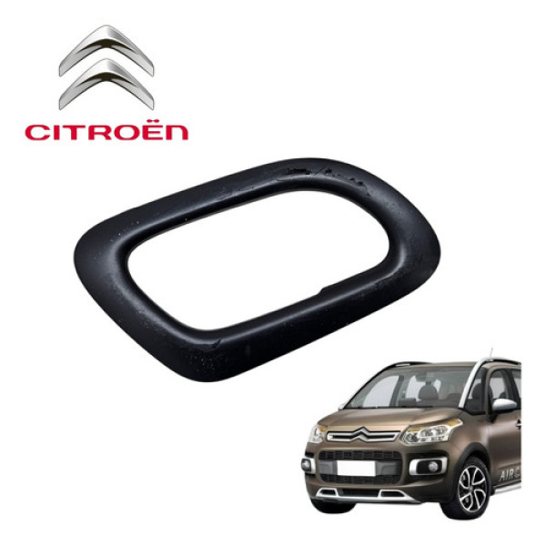 Moldura Maçaneta Interna Traseira Direita Aircross 2011 Preto Traseira